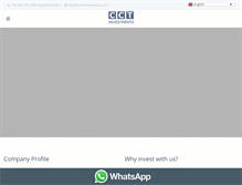 Tablet Screenshot of cctinvestments.com